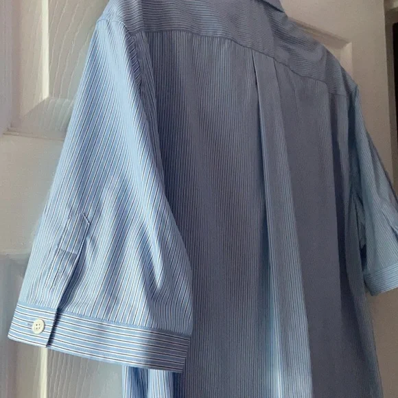 ALEXANDER MCQUEEN SHIRT BLUE SIZE 16.5/ 41…BRAND NEW